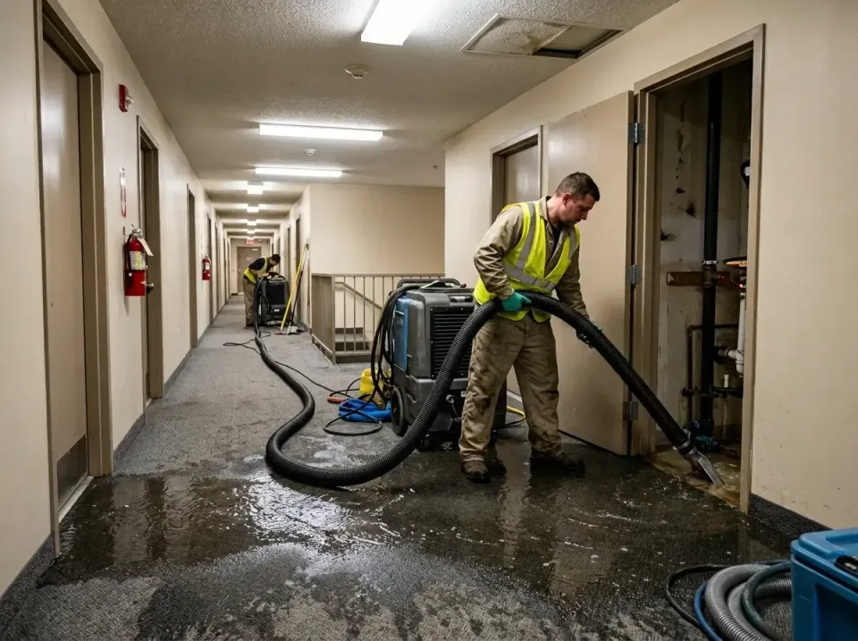 multi-unit-apartment-hallway-f-005 — frequently asked questions, Emergency Burst Pipe Water Extraction & Removal in Leon Val…